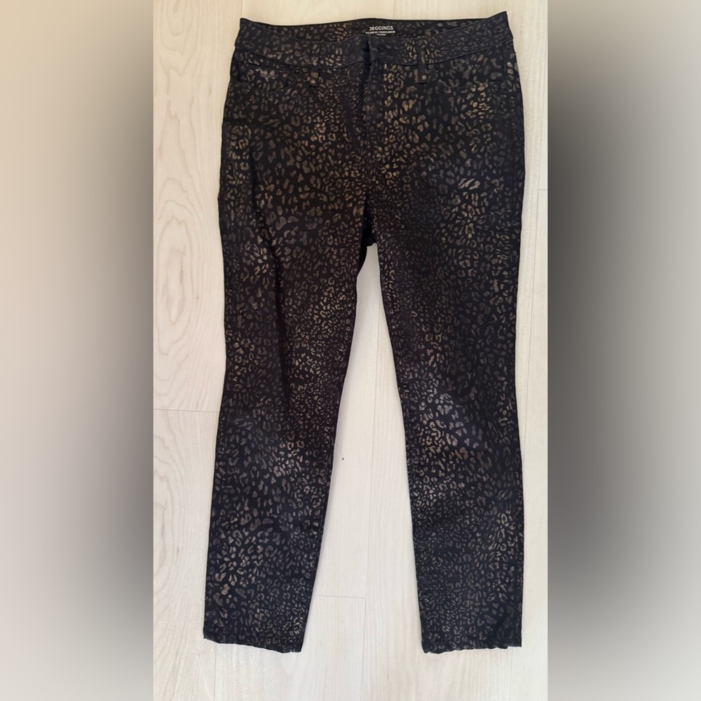 Leopard Print Leggings CHICOS NEW no tag size 4R